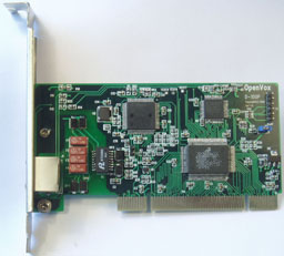 Tarjeta PCI o PCIE para RDSI Primario (PRI) / E1 de 1 puerto c/Cancelacin de Eco